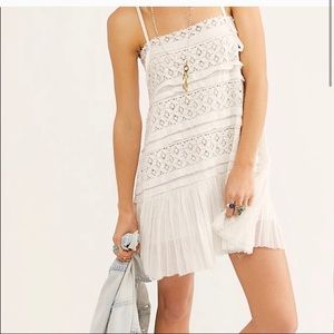 Free People Shailee Slip Mini Dress White/…